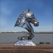 Stainless Steel Horse Sculpture Garden