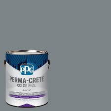 Perma Crete Color Seal 1 Gal Ppg1039 5 Garrison Gray Satin Interior Exterior Concrete Stain