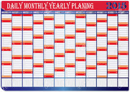 Vector Of Planing Chart Of All Daily Monthly Yearly 2015 Calendar