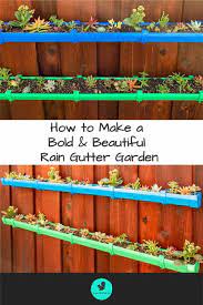 Rain Gutter Garden