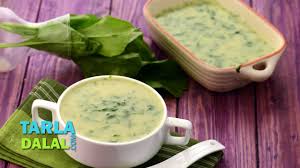 moong dal and spinach soup zero oil