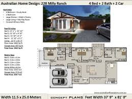 Modern Ranch House Plan 2462 Sq Foot
