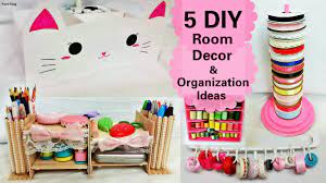 5 diy room decors and organization