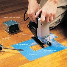 how to install a floor outlet diy