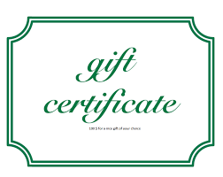 free gift voucher to