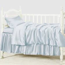 Alice Blue100 Silk Crib Bedding Set