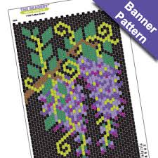 7183 wysteria beaded banner pattern