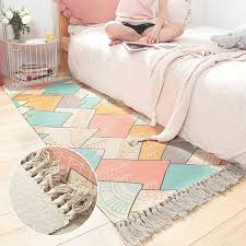 colorful cotton rug runner apollobox