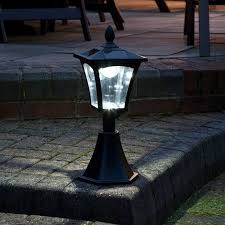 Led Lantern Pedestal Base Light