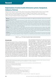 pdf digitalization of routine health