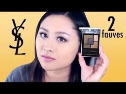 ysl couture eyeshadow palette 2 fauves