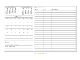 July 2015 Calendar Blank Printable Calendar Template In