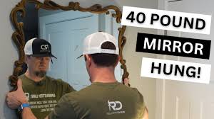 how to hang a heavy mirror on drywall