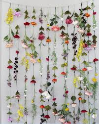 flower wall garlands are trending on