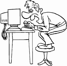 Tips on using the computer coloring printable. Computers Coloring Pages