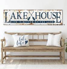 lake life modern farmhouse wall decor