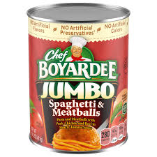 chef boyardee spaghetti meat jumbo