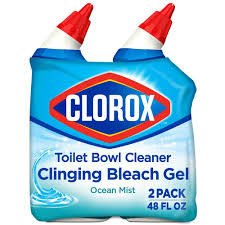 toilet bowl cleaner clinging bleach gel