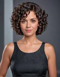 female black curly bob hairstyle senior