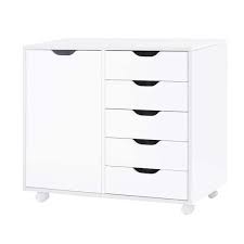 5 drawer wood storage dresser cabinet