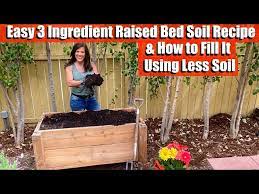 Easy Diy 3 Ingredient Raised Bed Soil