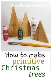 diy primitive christmas trees holiday