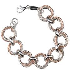 rose gold pla knot bracelet