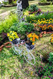 Bike Planter And Flower Pot Decoration