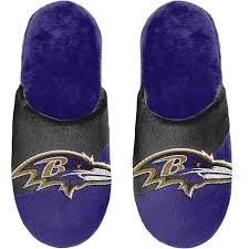 The baltimore ravens 2021 season begins with a challenging training camp. Foco Baltimore Ravens Color Block Big Logo Slippers