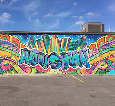 Downtown Houston Mural Wall Graffiti