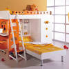 Customized kid furniture 2 children cheap bunk bed for stair storage study table with slide. 1