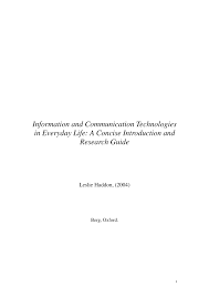 pdf information and communication technologies in everyday life pdf information and communication technologies in everyday life