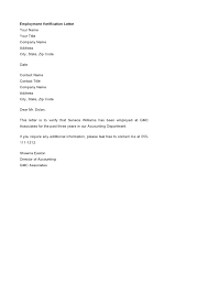 Outside agencies usually request this proof of employment letter for a specific purpose. 30 Employment Verification Letter Samples Word Pdf Templatearchive