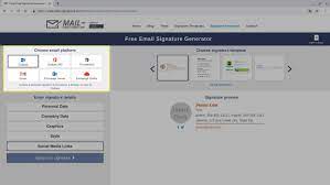 how to create an html email signature