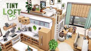 tiny loft w platforms the sims 4