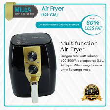 promo air fryer premium milea bg 936