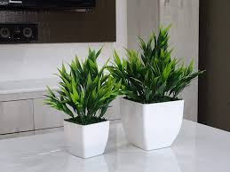 3'' artificial floor parlour palm tree bay isle home. Buy Planters Artificial Flower Trees With Plastic Pot Green 2 Pieces Online At Low Prices In India Amazon In