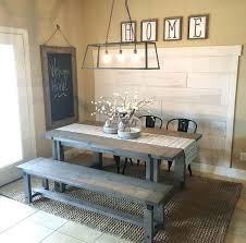 The dead giveaway for an inauthentic farmhouse style is hanging right above your dining room table. 70 Farmhouse Dining Room Lighting Decor Ideas And Design 34 Layjao
