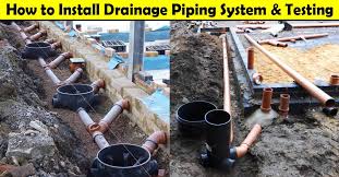 Installation Of Drainage Piping System