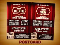 Talent Show Flyer Template Background Flyers Free Jaxos Co