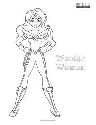 Wonder woman is superhero film based on the dc comics. Wonder Woman Coloring Page Super Fun Coloring