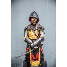 The idea was to have something original that hardly anyone had made and can't buy. Xcoser Mortal Kombat 11 Scorpion Cosplay Costume Xcoser International Costume Ltd