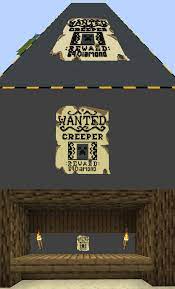 How to make the nuclear sign on a banner minecraft : Custom Signs Using Maps 1st Idea Many Possibilities Old Bounty Style Poster Minecraft