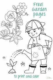19 Best Free Gardening Coloring Pages