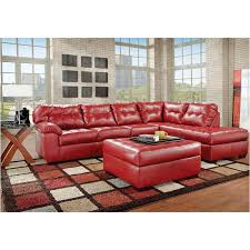 simmons 9569 sectional cardinal red