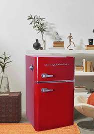 Classic retro mini fridge in fuchsia without freezer 0.14 cu. Buy Frigidaire Retro 3 2 Cu Ft Two Door Compact Refrigerator With Freezer Red Online In Georgia 981589170
