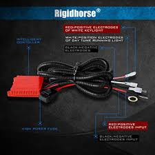 Wiring Harness Rigidhorse Remote Control Wiring Harness Kit For 8d Dual Mode Led Light Bar Universal Fitment Light Bar Accessories Well Wreapped Stellarcarpets Com