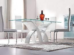 modern dining room furniture glass