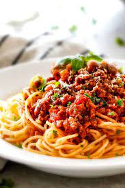 Quick Tasty Spaghetti Bolognese gambar png