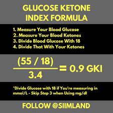 Glucose Ketone Index Formula How To Calculate Glucose Ketone